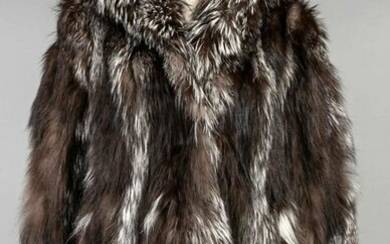 Ladies' jacket in silver fox