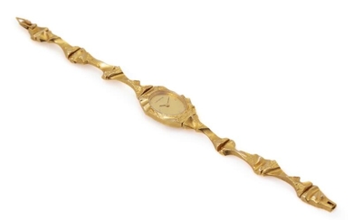 SOLD. Lapponia: A lady's wristwatch of 14k gold. Quartz movement. 1990s. – Bruun Rasmussen Auctioneers of Fine Art