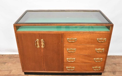 Large museum type display cabinet