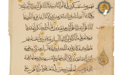 Leaves from Qur'ans, on paper [North Africa and the Near East, thirteenth to fifteenth centuries]