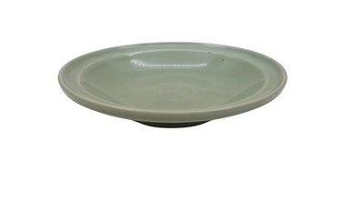 Longquan Celadon Shallow Bowl or Charger