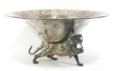 MAPPIN & WEBB STERLING SILVER FOOTED BOWL