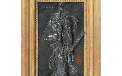 MENE Pierre-Jules. (1810-1879). Bronze plaque representing a still...