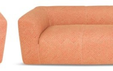 Mario Bellini-Inspired Sofa and Club Chair