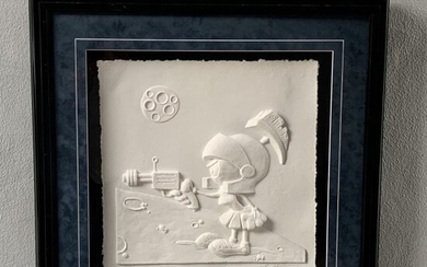 Marvin the Martian "The 24 1/2nd Century" Paper Matched Sculptures by Paul Vought