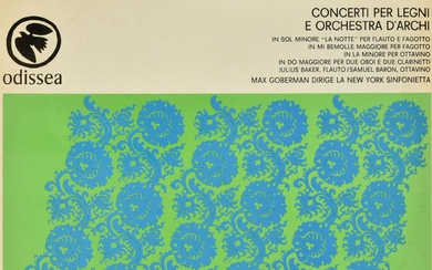 Max Goberman e la New York Sinfonietta VIVALDI CONCERTI PER LEGNI ED...