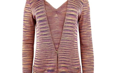 Missoni Multicolor Knit Sleeveless Top and Cardigan Set