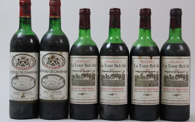 Mixed lot Bordeaux 1967-1982