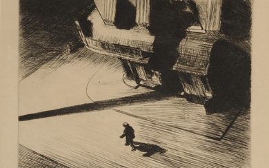 Night Shadows (Levin 82; Zigrosser 22), Edward Hopper