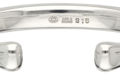 No Reserve - Georg Jensen silver bangle bracelet no. 215.