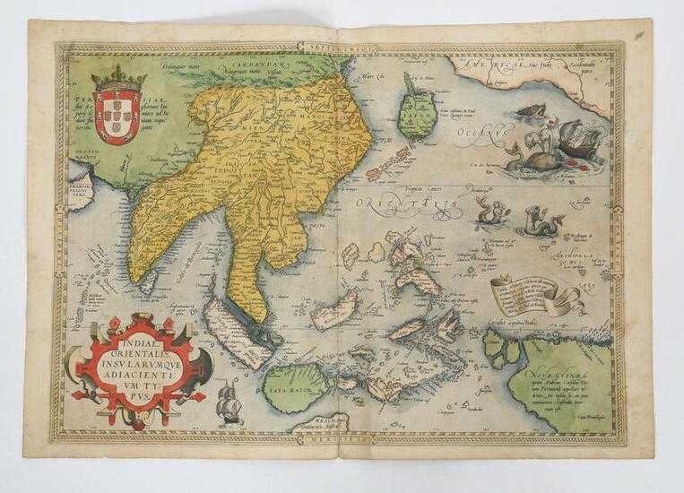 Ortelius, Map of the East Indies