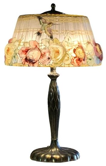 Pairpoint Puffy "Hummingbird" Table Lamp