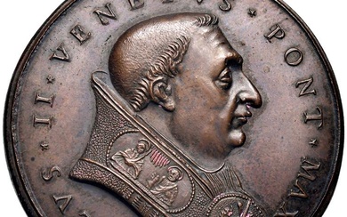Paolo II (1464-1471) Medaglia di restituzione coniata 1664 ca. Lotta...