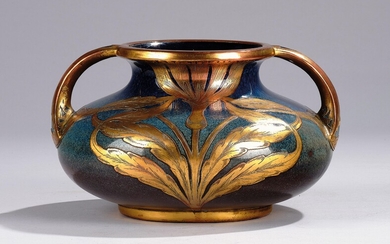 Peter Behrens (1868–1940), a vase with two handles, model number: 2041, Merkelbach & Wick, Grenzhausen, Westerwälder Neukeramik