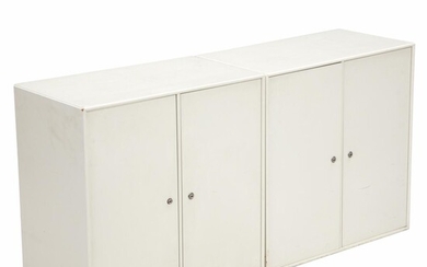 SOLD. Peter J. Lassen: "Montana". A pair of white lacquered MDF cabinets with two doors. Inside with shelves. (2) – Bruun Rasmussen Auctioneers of Fine Art