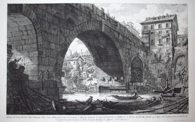 Piranesi, Giovanni: THE PONTE FERRATO, Year 1756