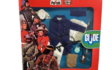 Polistil (c1975) Hasbro GI Joe Action Team Legione Straniera (Foreign Legion) Outfit, in frame window box No.AT61 (1)