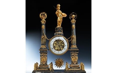 Prächtige Louis XVI-Kaminuhr von Cellier, Paris