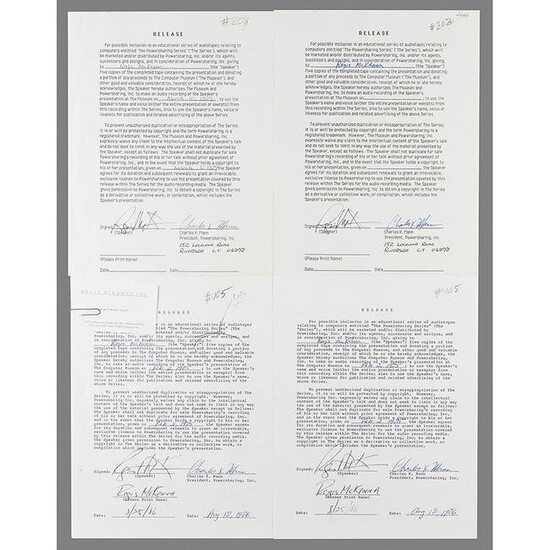 Regis McKenna (4) Documents Signed