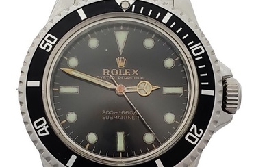 Rolex Submariner 5513 Pointed Crown Guard Mens Vintage Watch