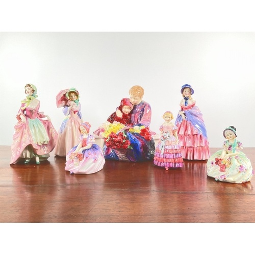 Royal Doulton: a collection of early figures comprising "The...