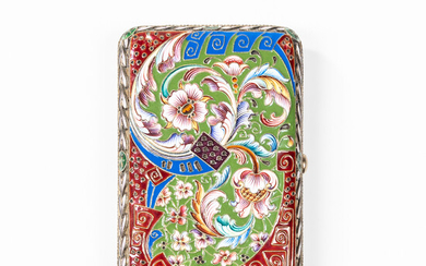 Russian Enamel and .875 Silver-gilt Case