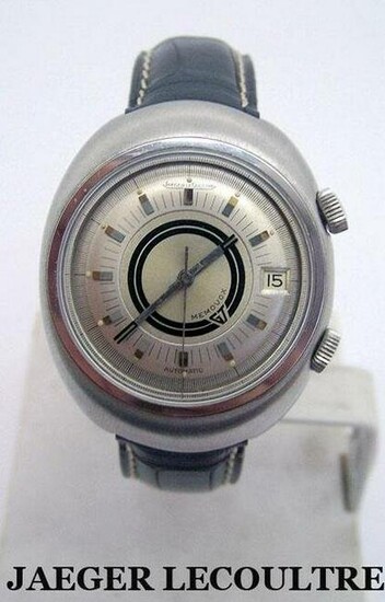 S/Steel JAEGER LeCOULTRE MEMOVOX Alarm Automatic Watch