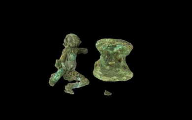 STATUETTA DATAZIONE: 600-300 a. C. MATERIA E TECNICA: bronzo fuso e cesellato...