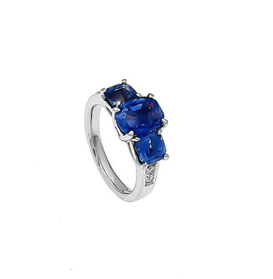 Sapphire-brilliant ring W