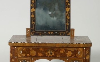 Small lady's dressing table and its Louis XIV...