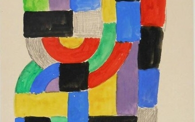 Sonia Delaunay (1885-1979) Watercolor