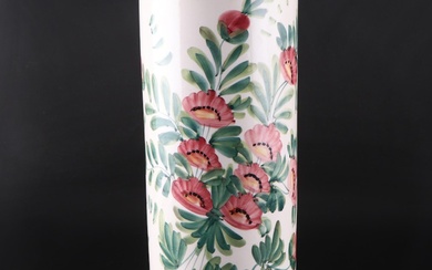 Spanish Hand-Painted Cylindrical Planter