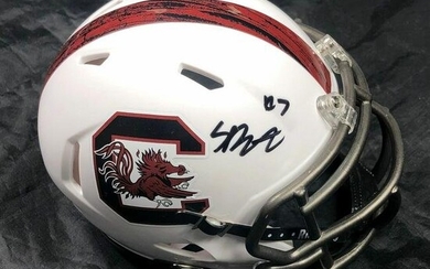 Spencer Rattler Signed Speed Mini Helmet PSA/DNA South Carolina Gamecocks Autogr
