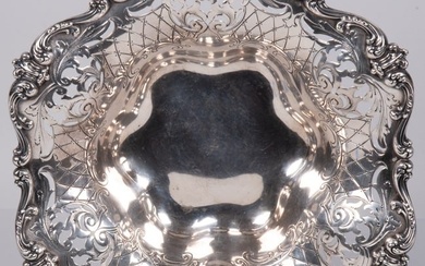 Stunning Sterling Silver Reticulated Bowl, Wallace & Sons