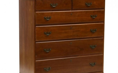 Suter's, Federal Style Cherry Chest of Drawers