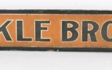 THE FRANKLE BROTHERS CO. DS PAINTED WOOD SIGN