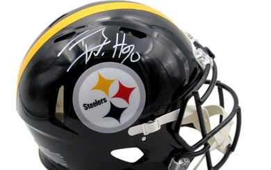 T.J. Watt Autographed Full Size Speed Football Helmet Steelers JSA