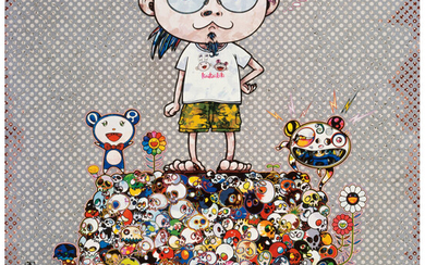 Takashi Murakami (1962), With the Notion of Death, the Flowers Look Beautiful (2013)