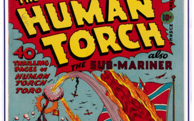The Human Torch 5 (#4) (Timely, 1941) CGC VF/NM...