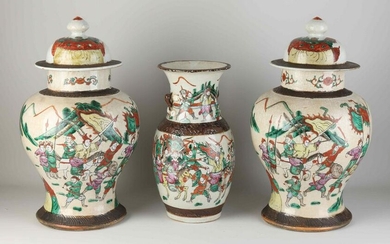 Three-piece Chinese Cantonese cabinet set