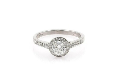 Tiffany & Co Platinum Soleste Ring