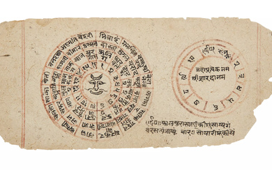 To be Sold without Reserve Two Jain folios, probably Gujarat,...