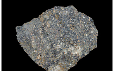 Touat 005 Lunar Meteorite Slice Lunar (feldspathic breccia) Adrar,...