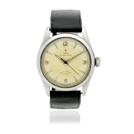 Tudor. A stainless steel automatic wristwatch Oyster-Prince, Ref: 7909, Circa 1960