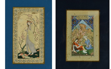 Two Persian miniatures, 19th/20th century (2)