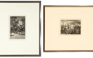 Two Photo Etchings, including Battle of the Boyne