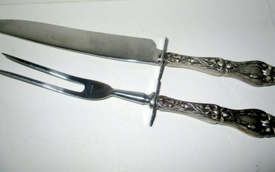 Two Piece Sterling Carving Set