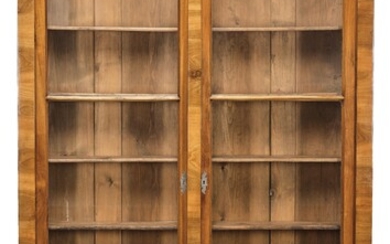 An Unusually Tall Biedermeier Bookcase