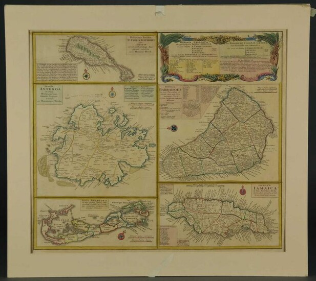 Various. 2 maps of the West Indies. c.1740/1817.