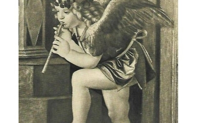 Vintage c1920â€™s Half-tone Print, #249 Angel With